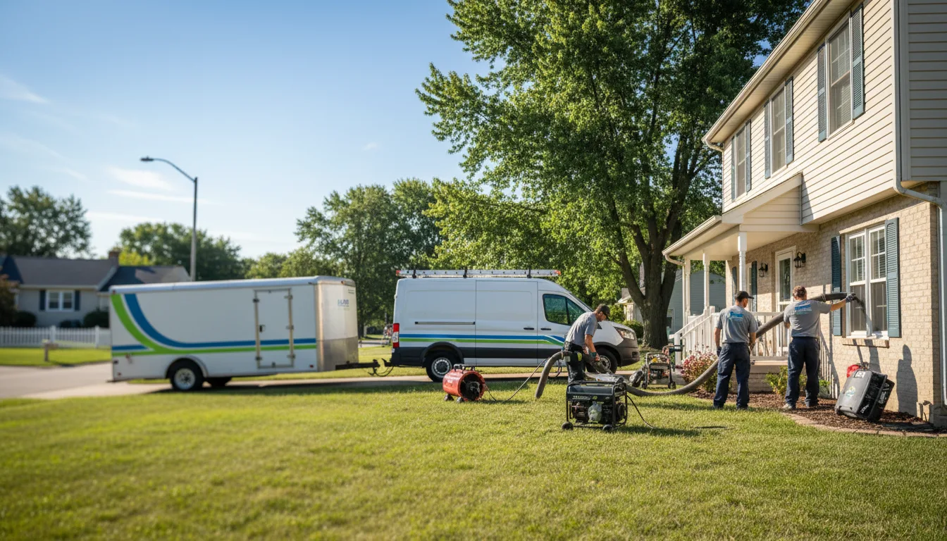 Flooded Basement Restoration And Cleanup With Repair in Hoffman Estates, IL near me